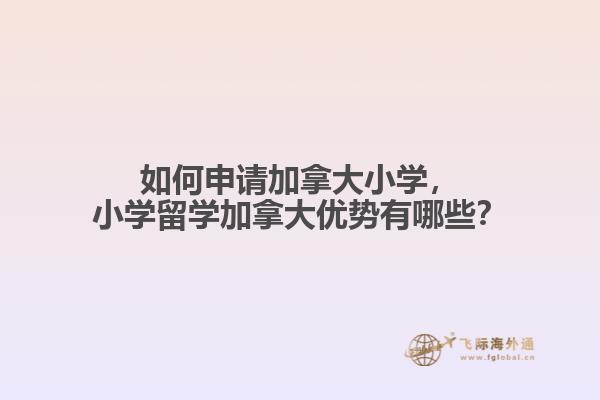 如何申請加拿大小學(xué)，小學(xué)留學(xué)加拿大優(yōu)勢有哪些？