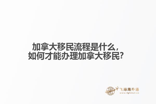 加拿大移民流程是什么，如何才能辦理加拿大移民？