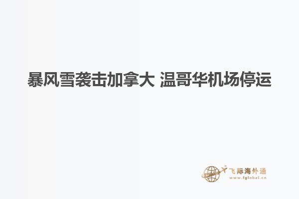 暴風(fēng)雪襲擊加拿大 溫哥華機場停運