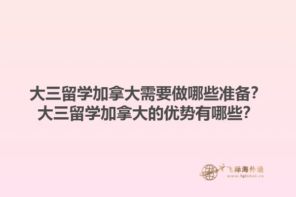 大三留學(xué)加拿大需要做哪些準(zhǔn)備？大三留學(xué)加拿大的優(yōu)勢有哪些？1.jpg