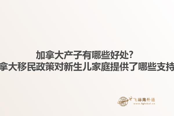 加拿大產(chǎn)子有哪些好處？加拿大移民政策對(duì)新生兒家庭提供了哪些支持？1.jpg