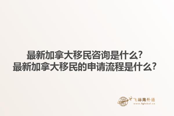 最新加拿大移民咨詢是什么？最新加拿大移民的申請流程是什么？1.jpg