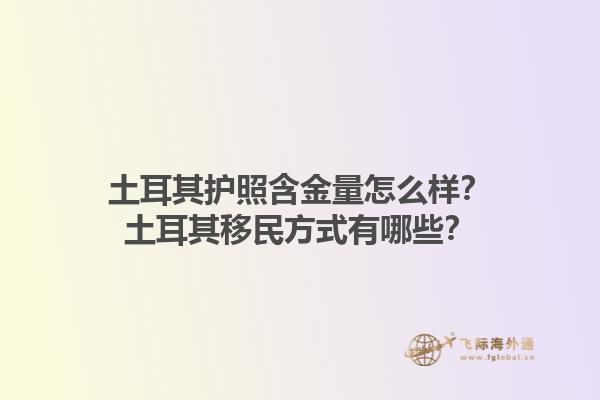 土耳其護(hù)照含金量怎么樣？土耳其移民方式有哪些？1.jpg