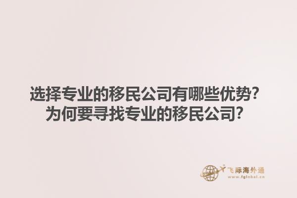 選擇專業(yè)的移民公司有哪些優(yōu)勢？為何要尋找專業(yè)的移民公司？1.jpg