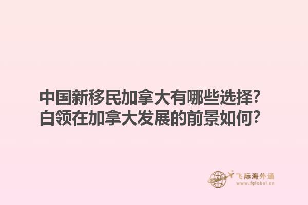 中國新移民加拿大有哪些選擇？白領(lǐng)在加拿大發(fā)展的前景如何？1.jpg